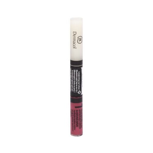Dermacol 16H Lip Colour dvofazni ruž za usne i sjajilo za usne 2u1 4,8 g nijansa 28 Slike