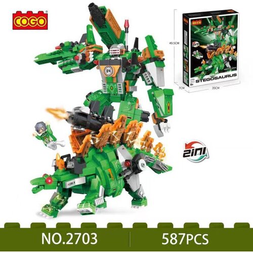 Cogo Stegosaurus - Broj delova: 587 Slike
