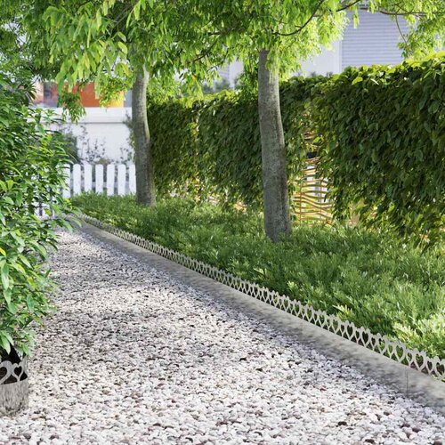 vidaXL Rubnjaci za travnjak 30 pcs Srebrno 103 x 0,05 x 22 cm Cijene