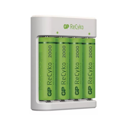 GP Batteries Punjač za baterije E411-210AAHC-2B4, USB Slike
