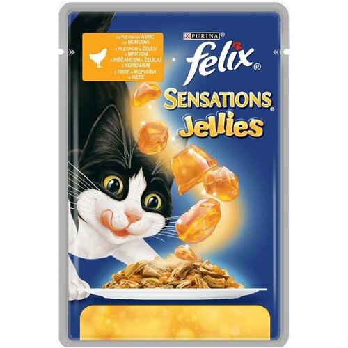 Felix vlažna hrana za mačke, Ukus šargarepe, 100g Cene