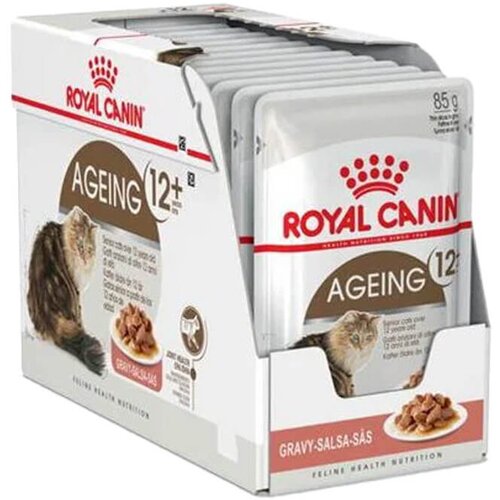 Royal Canin Ageing 12+ Gravy - kesice za mačke starije od 12 godina (12&amp;times;85g) Slike