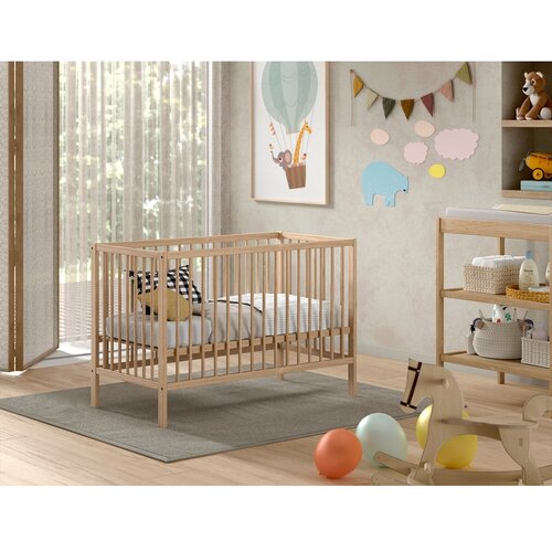 Vipack Dječji krevet od masivnog bora 60x120 cm u prirodnoj boji DINO &amp;ndash; Slike
