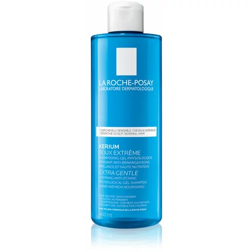 La Roche Posay kerium extra gentle šampon za pomiritev občutljivega lasišča 400 ml za ženske