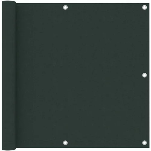 Balkonski Balkonsko platno temno zeleno 90x600 cm oksford blago, (20966901)