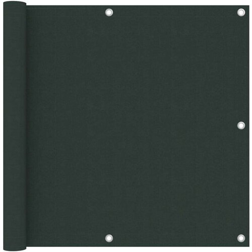 Balkonski zastor tamnozeleni 90 x 600 cm od tkanine Oxford Slike
