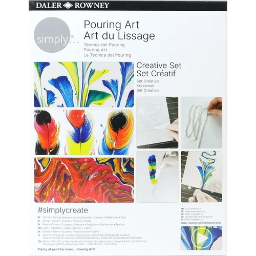 DALER ROWNEY Simply Art kreativni set 10 x 18 ml