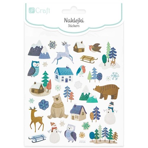  Set nalepnica Winter Landscape 33 komada Cene