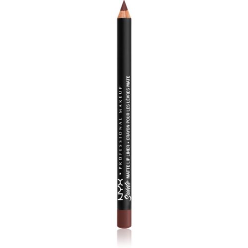 NYX Professional Makeup Suede Matte Lip Liner mat olovka za usne nijansa 55 Cold Brew 1 g Slike
