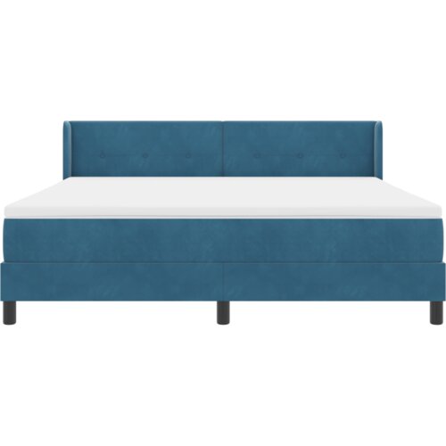 Box Spring Krevet s Madracem Tamno Plave Boje 180x200 cm Bar&amp;scaron;un Slike