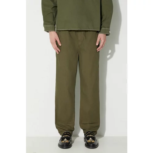 Stan Ray Pamučne hlače REC PANT boja: zelena, ravni kroj, AW2310812