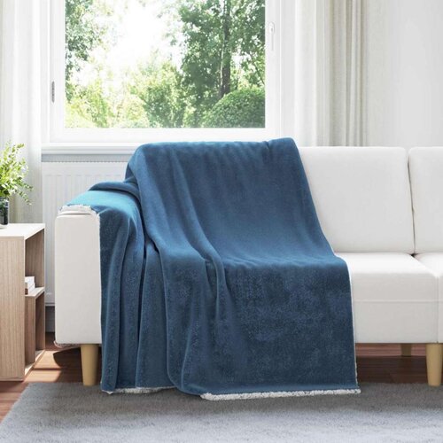  Odeja Temno modra 150 x 200 cm Flis, (5000288103) Cene