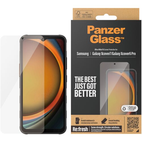 PanzerGlass Galaxy XCover 7/XCover 6 Pro za&amp;scaron;čitno steklo UWF, (21122174) Slike