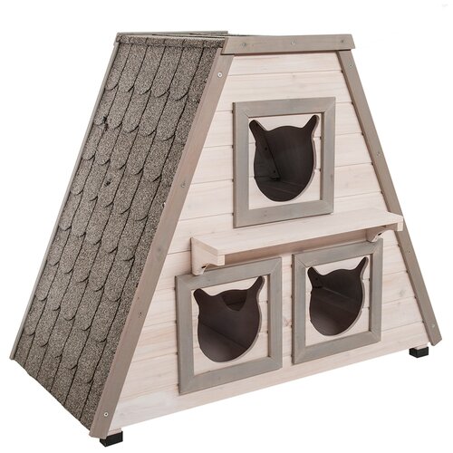 Zooplus Mačja hi&amp;scaron;a Madeira - D 90 x &amp;Scaron; 50 x V 75 cm Slike