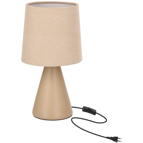 Candellux Lighting Bež stolna lampa s tekstilnim sjenilom (visina 24,5 cm) Satti &amp;ndash; Slike