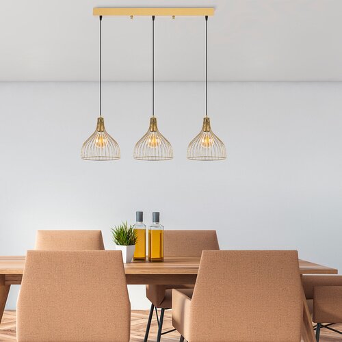 Opviq Luster Cafu-11566-1, 94x25x121 cm, Zlatne boje Slike