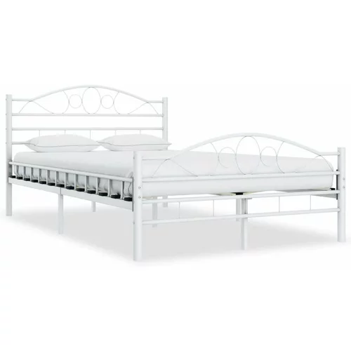 kreveta bijeli metalni 120 x 200 cm