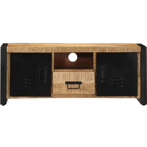 Maison Chic TV omarica - TV stojalo - Televizijska omarica 100x30x40 cm Masivni neobdelan les Mango, (21701382) Cene