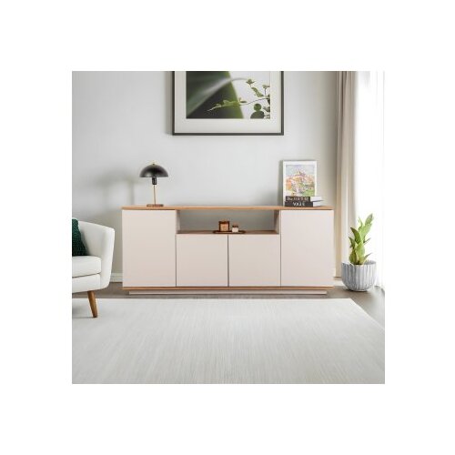 Hanah home Konzolni sto Arista, 180x75x44,5 cm, Krem Cene