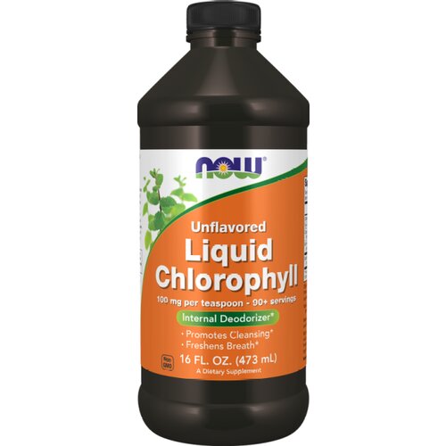 Now Foods Tekoči klorofil, brez okusa NOW (473 ml) Cene