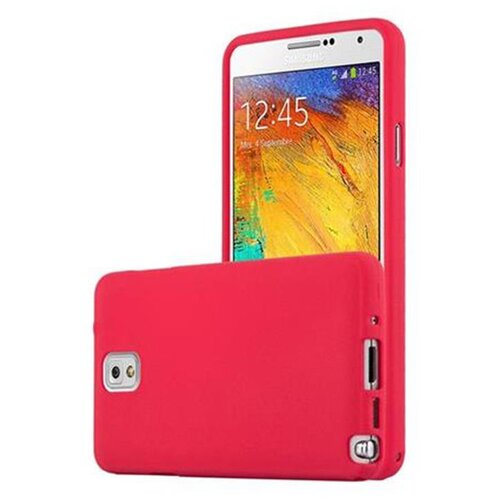 Cadorabo Ohi&scaron;je, združljiv s Samsungom v Frost Red - Za&scaron;čitni pokrov iz fleksibilnega silikona TPU, (20573264) Cene