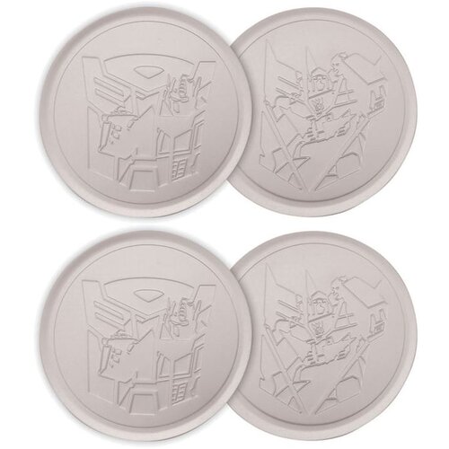 Transformers (Transformeri) Transformers metalni podmetači za ča&scaron;e, set od 4, prečnik 89 mm Cene