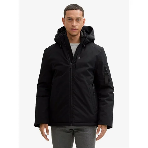 Tom Tailor Black men's winter jacket - Men's