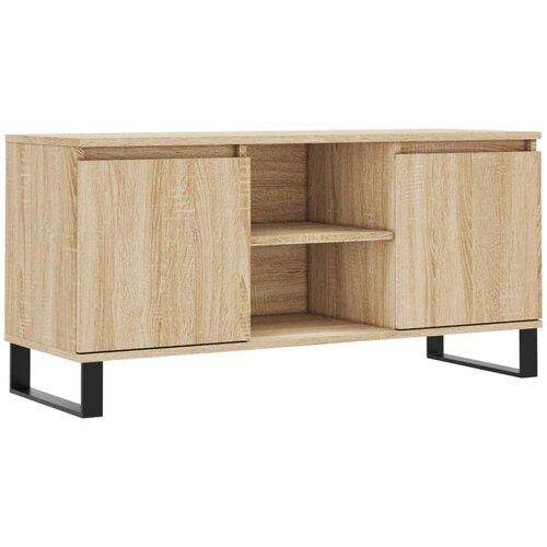 vidaXL TV omarica sonoma hrast 104x35x50 cm inženirski les, (20913905) Cene