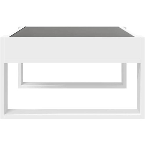  Stolić s beskonačnim LED svjetlima bijeli 70x53x30 cm Slike