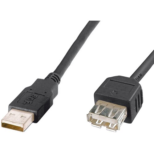 Digitus USB 2.0 Podalj&scaron;evalni kabel [1x USB 2.0 - 1x USB 2.0 vtič] 3 m črn AK-300200-030-S, (20421575) Cene