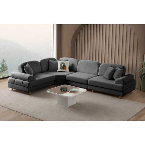 Atelier Del Sofa Aries Modular M ugaona garnitura na razvlačenje 315 × 230 cm, antracit Cene