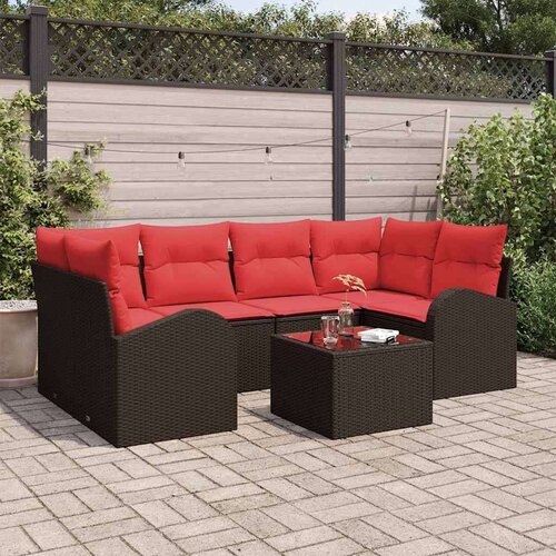  Vrtna sedežna garnitura Rjava 55 x 55 x 37 cm poli ratan, (5000133961) Cene
