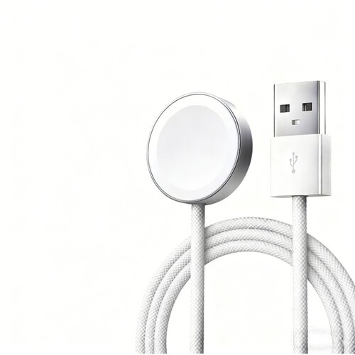 INF Magnetni USB-A polnilni kabel za Apple Watch, aluminij, pleten, 100cm, (5000369134) Cene