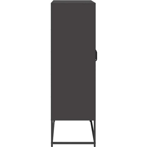  Visoka ploča crna 68x39x123 cm čelik Slike