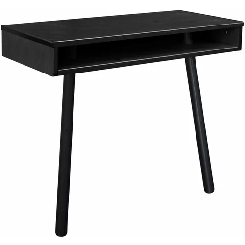 Karup Design Črna miza iz borovega lesa Capo Black
