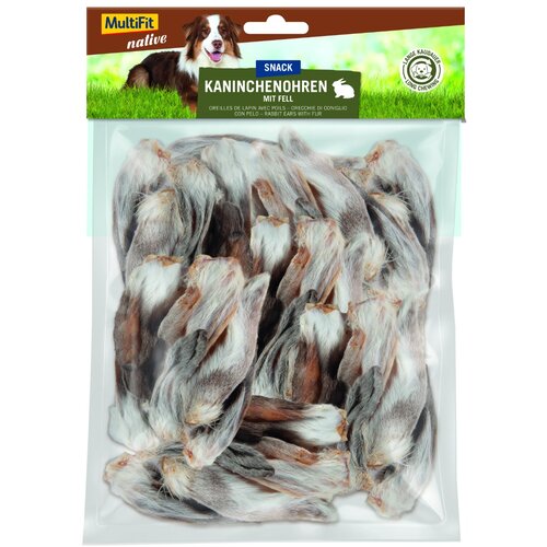 MultiFit pribolj&scaron;ek za pse Native zajčja u&scaron;esa z dlako 100 g Cene