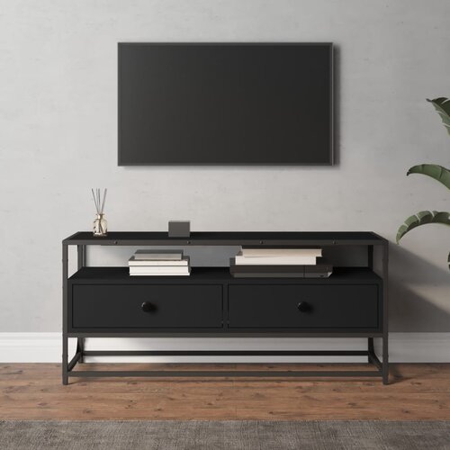 vidaXL TV omarica črna 100x35x45 cm inženirski les Cene