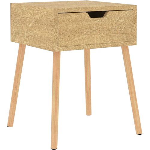 Maison Chic Nočna omarica - Nočna miza sonoma hrast 40x40x56 cm inženirski les, (21690177) Cene