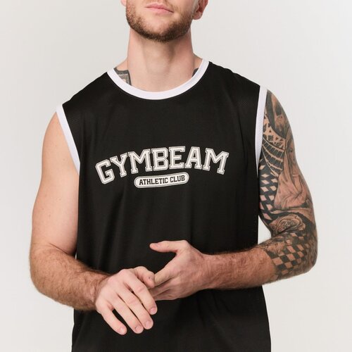 GymBeam Men&amp;lsquo;s Varsity Tank Top Black XXL Slike