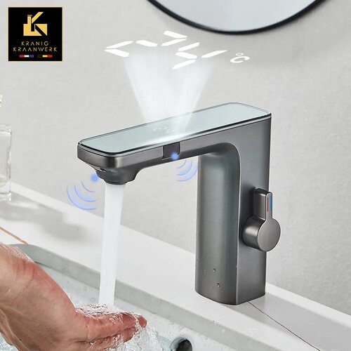 Kranig Kraanwerk pipa ultra sensor s prikazom temperature in dvojnim senzorjem | wc soba | mešalna pipa | gini, (21731928) Cene