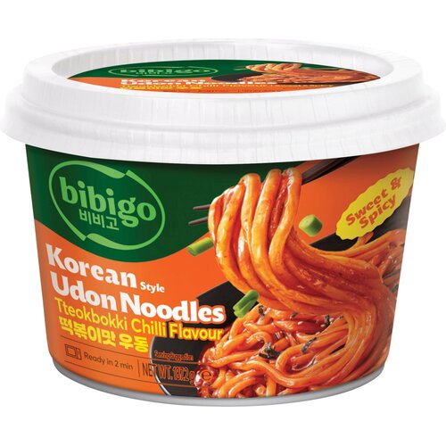 bibigo Rezanci udon po korejsko, okus Tteokbokki Chili - 187 g Cene
