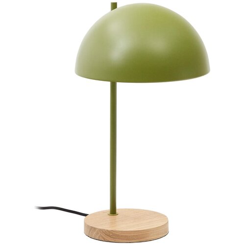 Kave Home Zelena/u prirodnoj boji stolna lampa s metalnim sjenilom (visina 48,5 cm) Catlar &amp;ndash; Slike