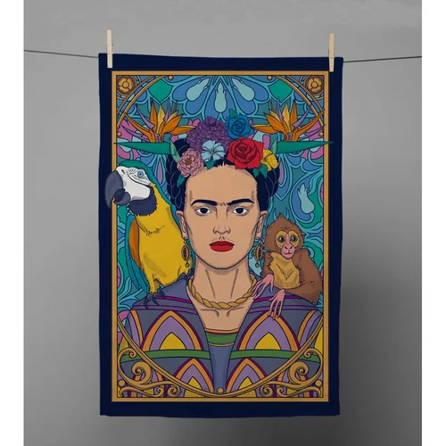 Frida Kahlo Kuhinjska krpa 50x70 cm Frida ArtDeco – Frida Kahlo