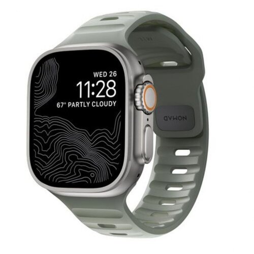 Nomad zapestnica &scaron;portni pas apple watch 42-44-45-49 mm costal rock, zelena, (5000065487) Cene