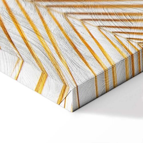  Slika - Golden Palm Leaves (1 Part) Vertical 80x120 Slike