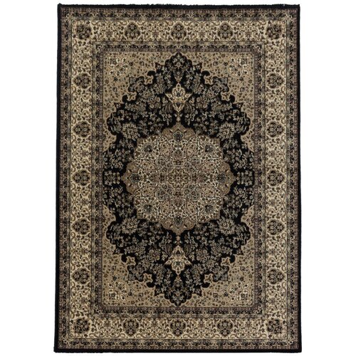 Lesnina-XXXL tkana preproga kashmir 2608 schwarz 160/230 cm tkano črna Cene