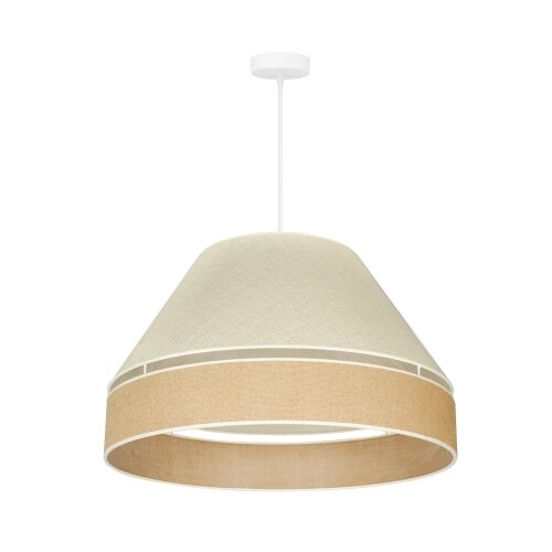  Duolla - Viseći luster na sajli YUTE AVIGNON 1xE27/15W/230V, prečnik 60 cm, siva/braon Slike