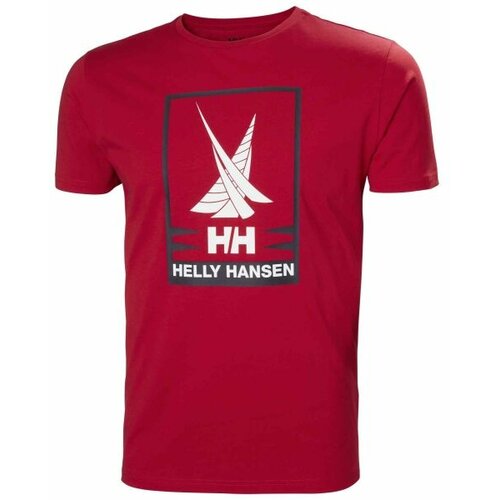Helly Hansen SHORELINE T-SHIRT 2.0, muška majica, crvena 34222 Cene