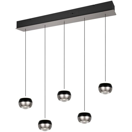 Trio Select Crna/u srebrnoj boji LED viseća svjetiljka Orbit &amp;ndash; Slike