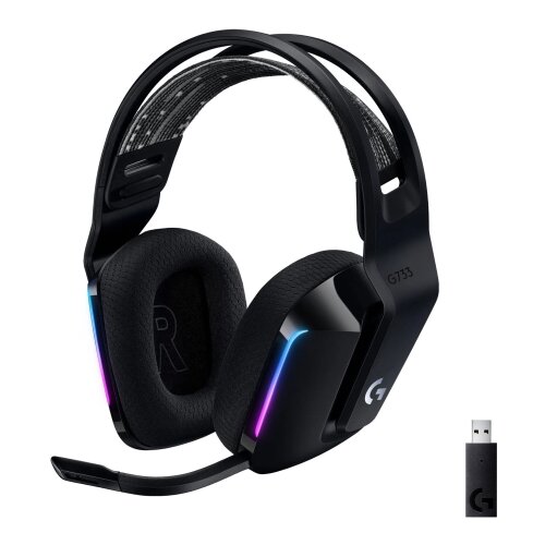 Logitech Slu&amp;scaron;alice G G733 DTS Wireless Black Slike